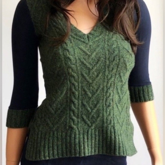 Anthropologie Sweaters - ANTHROPOLOGIE - Pilcro and the letterpress| Dually Clad Seeater in mustard | M